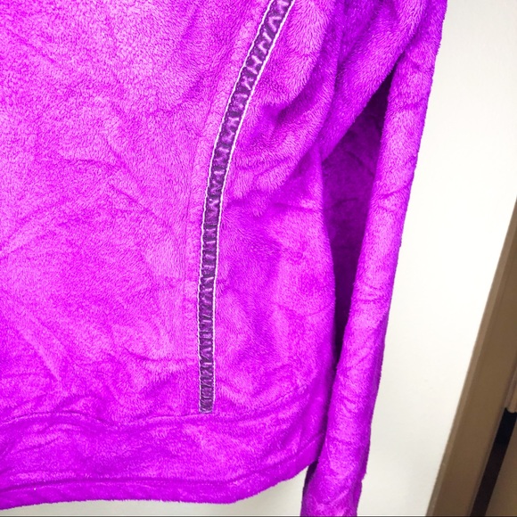 Marmot Fuzzy Zip Up Hoodie Purple Sz XS - Picture 3 of 8